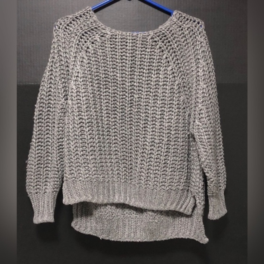 🌅Kut from the Kloth Maite Gray Wool Blend Chunky Sweater​